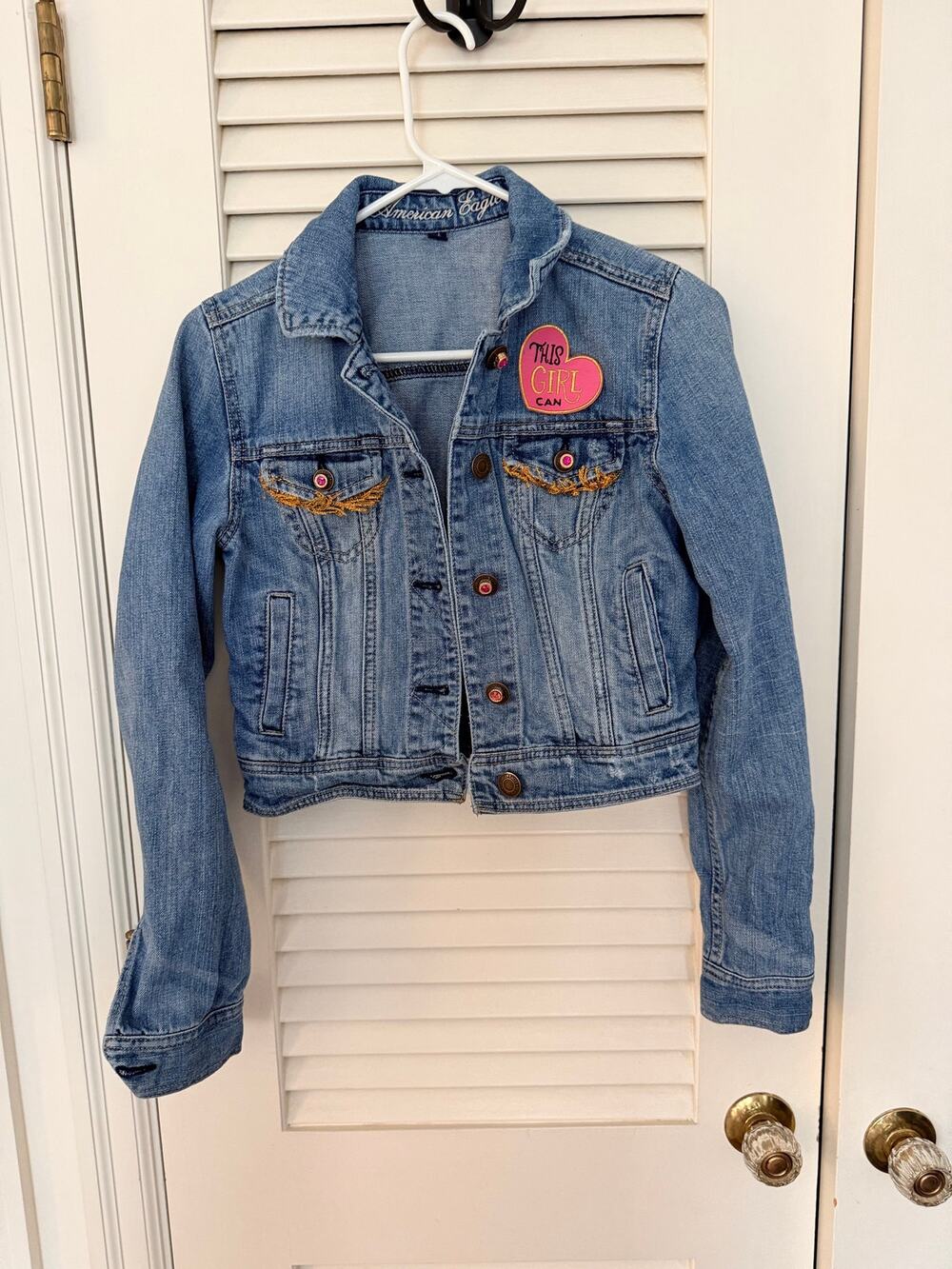 American Eagle girls small jean jacket